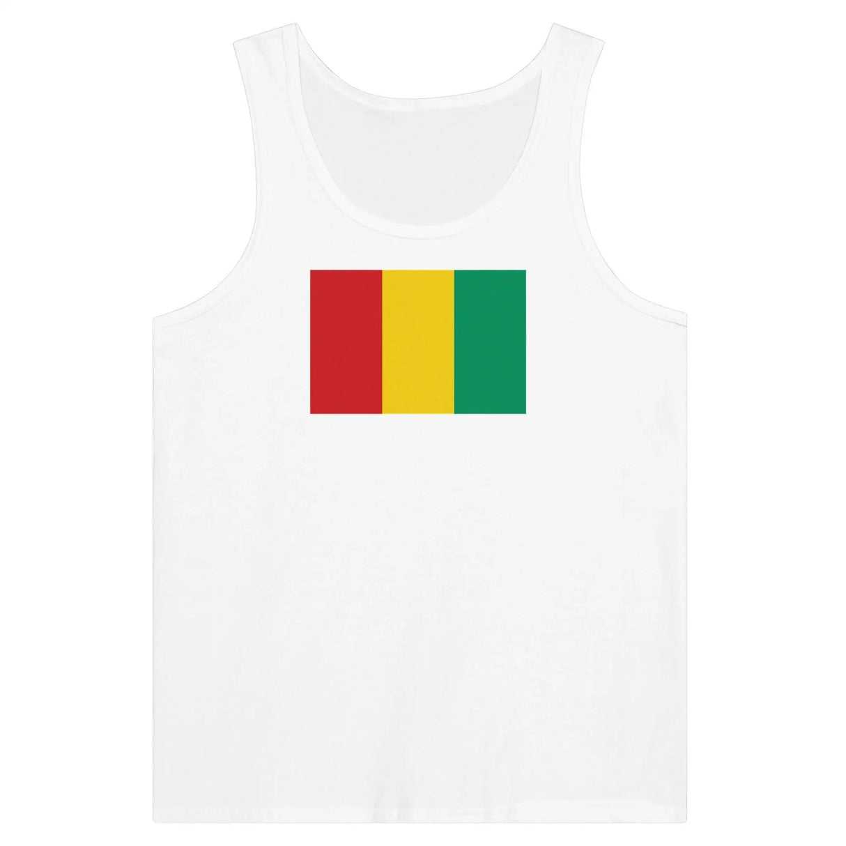 Débardeur drapeau guinée tissu léger filé à l’anneau