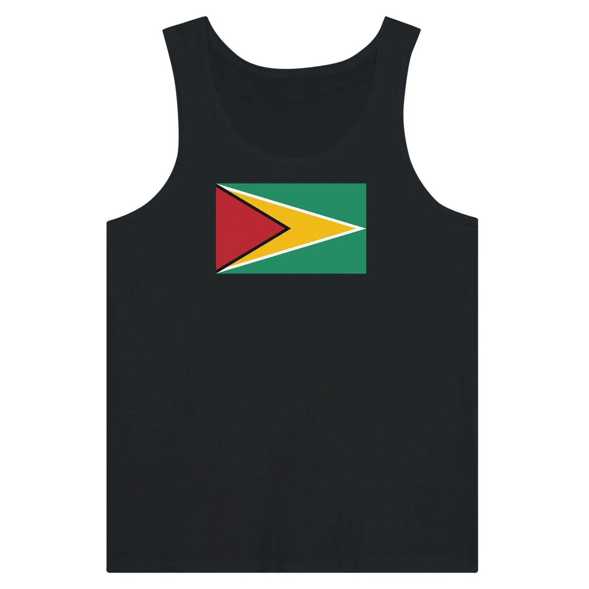 Débardeur drapeau guyana tissu léger couleurs vives