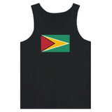 Débardeur drapeau guyana tissu léger couleurs vives