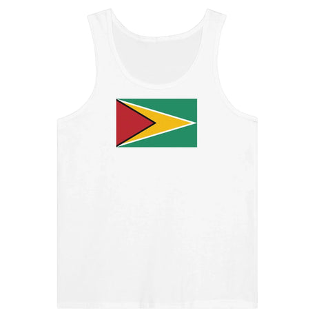 Débardeur drapeau guyana tissu léger couleurs vives