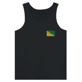 Débardeur drapeau guyane en broderie - pixelformaflag
