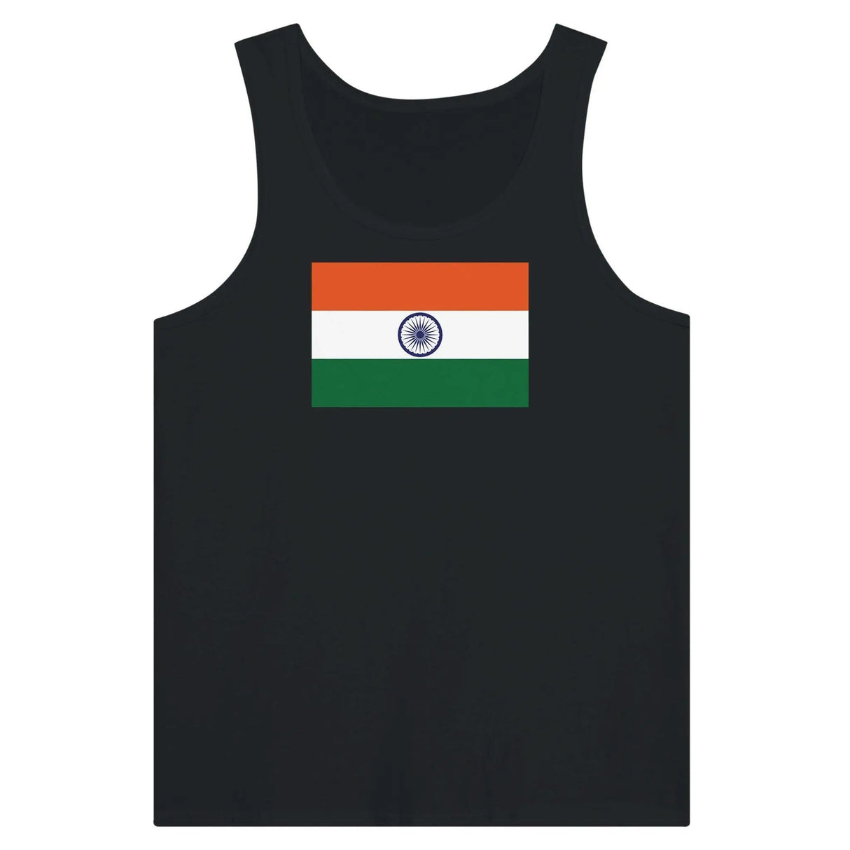 Débardeur drapeau inde tissu léger filé à l’anneau