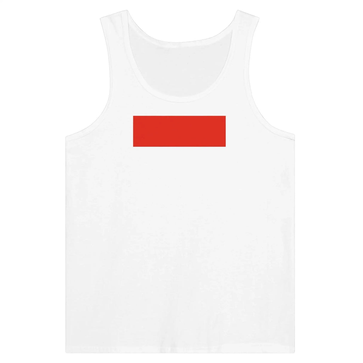 Débardeur drapeau indonésie coton peigné tissu léger