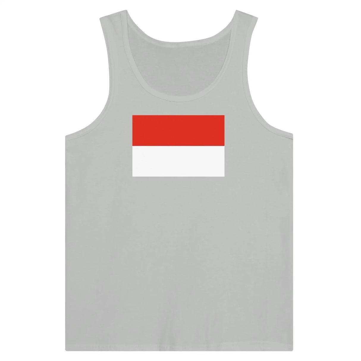 Débardeur drapeau indonésie coton peigné tissu léger