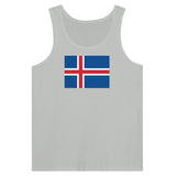 Débardeur drapeau islande tissu léger couleurs résistantes