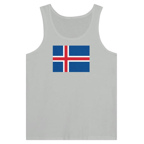 Débardeur drapeau islande tissu léger couleurs résistantes