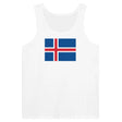 Débardeur drapeau islande tissu léger couleurs résistantes