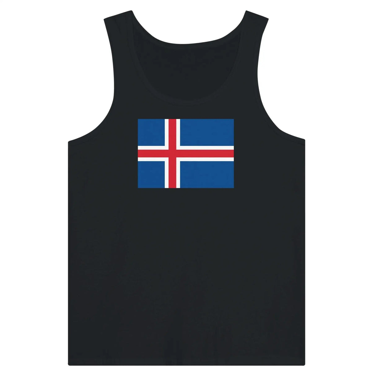 Débardeur drapeau islande tissu léger couleurs résistantes
