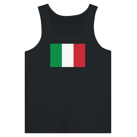 Débardeur drapeau italie coton peigné tissu léger