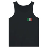 Débardeur drapeau italie en broderie - pixelformaflag