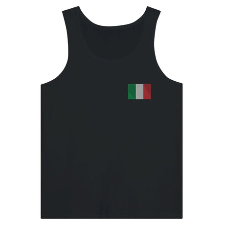 Débardeur drapeau italie en broderie - pixelformaflag