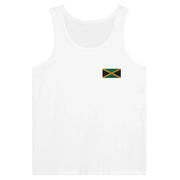Débardeur drapeau jamaïque broderie couleur tissu léger