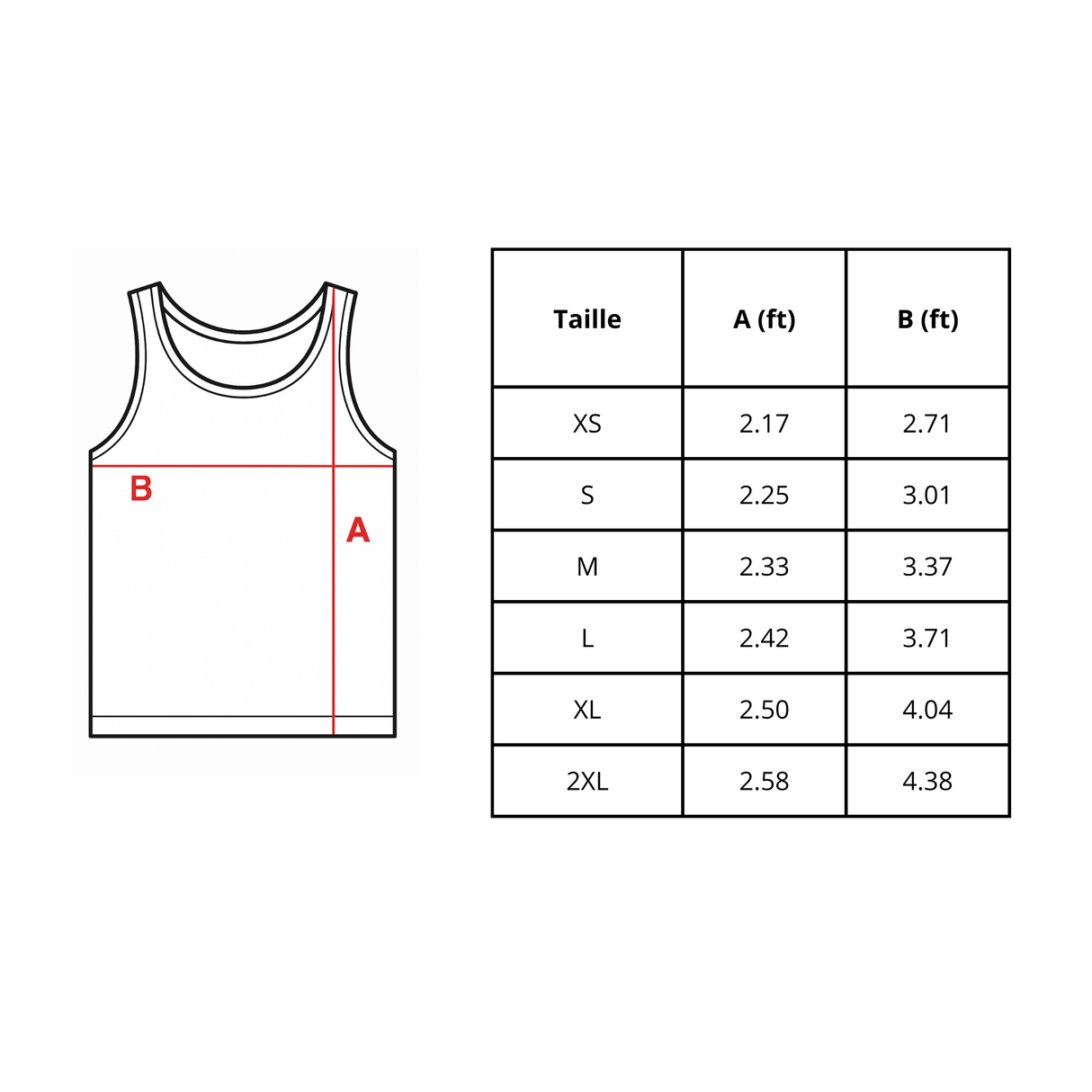 Débardeur drapeau jersey en broderie - pixelformaflag