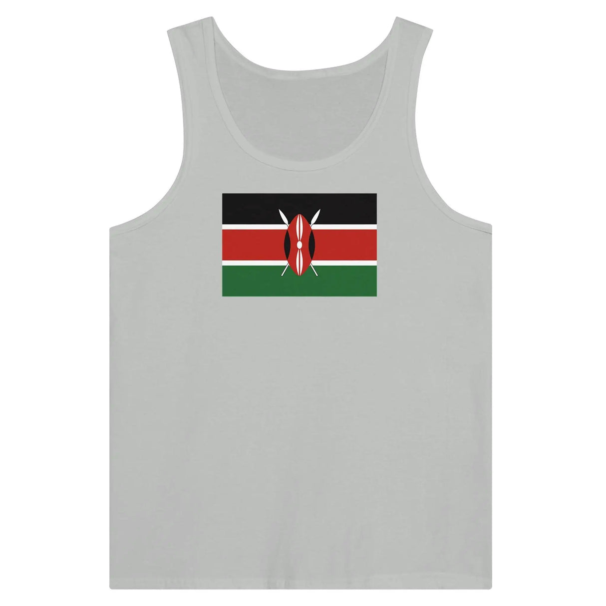Débardeur drapeau kenya coton peigné excellente respirabilité