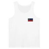 Débardeur drapeau liechtenstein en broderie - pixelformaflag