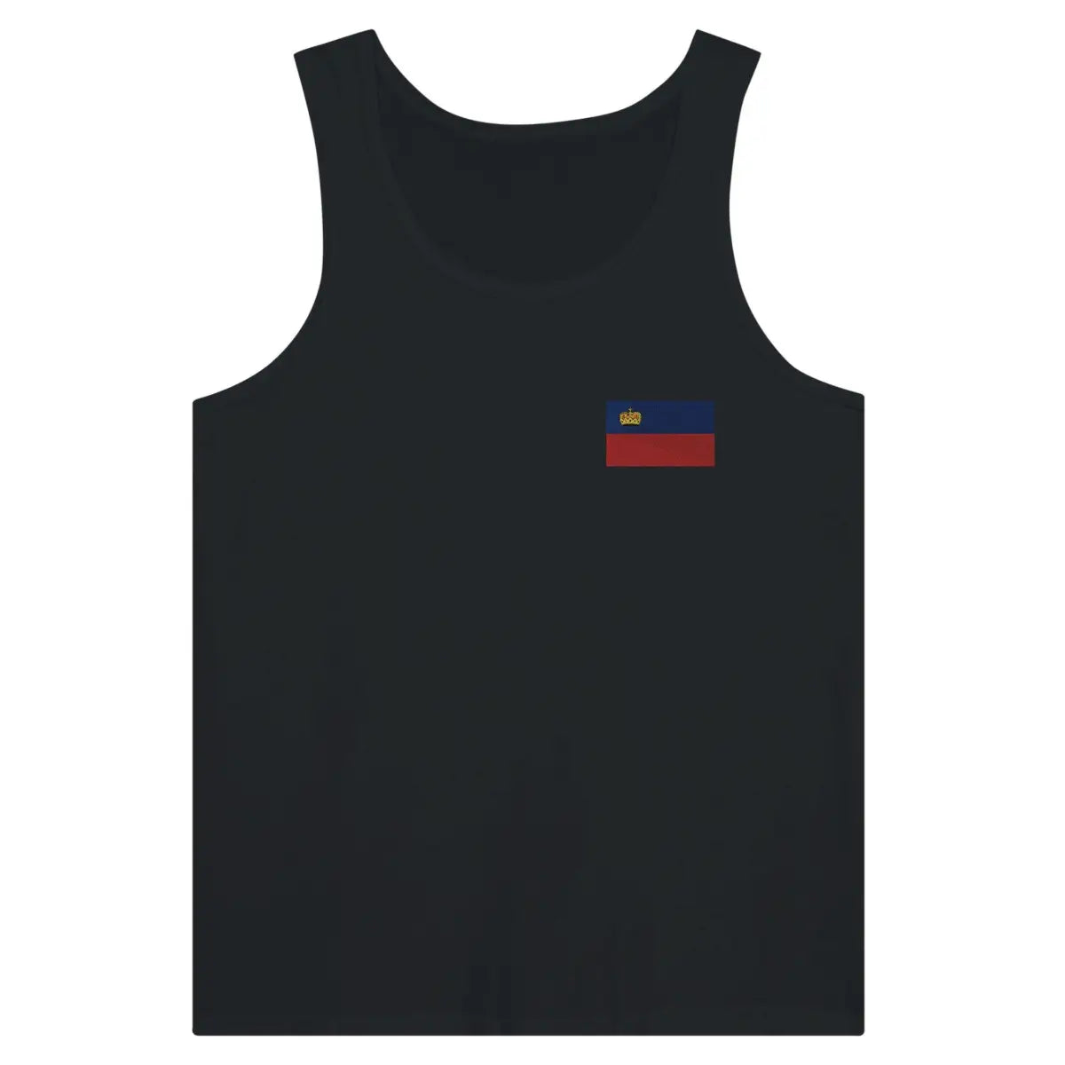 Débardeur drapeau liechtenstein en broderie - pixelformaflag