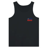 Débardeur drapeau liechtenstein en broderie - pixelformaflag