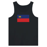 Débardeur drapeau liechtenstein tissu léger confortable