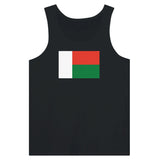 Débardeur drapeau madagascar tissu léger imprimé couleurs