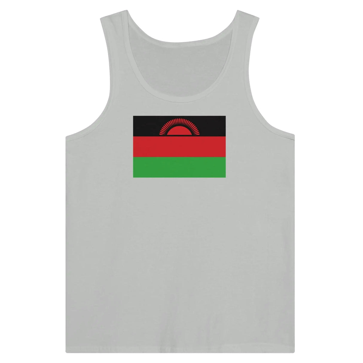 Débardeur drapeau malawi tissu léger couleurs résistantes