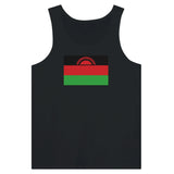 Débardeur drapeau malawi tissu léger couleurs résistantes