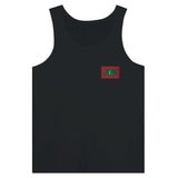 Débardeur drapeau maldives en broderie - pixelformaflag
