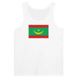 Débardeur drapeau mauritanie tissu léger filé à l’anneau