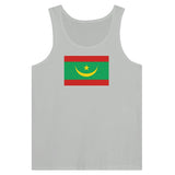 Débardeur drapeau mauritanie tissu léger filé à l’anneau