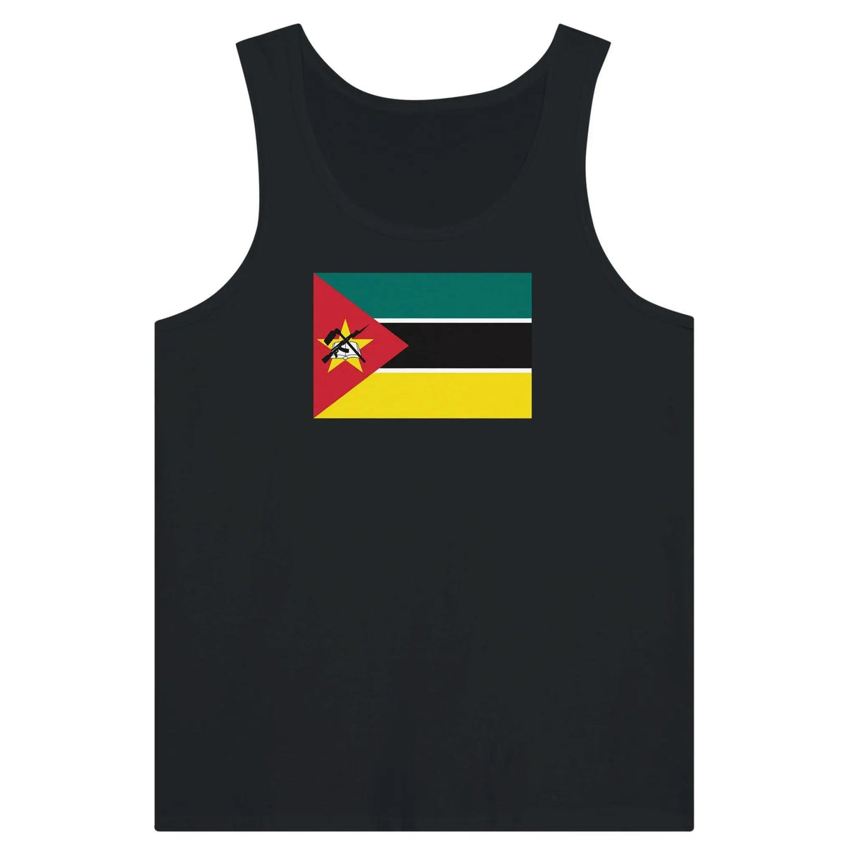 Débardeur drapeau mozambique coton peigné tissu léger