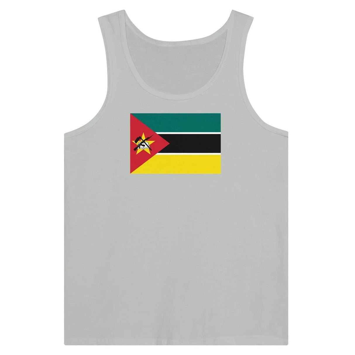 Débardeur drapeau mozambique coton peigné tissu léger