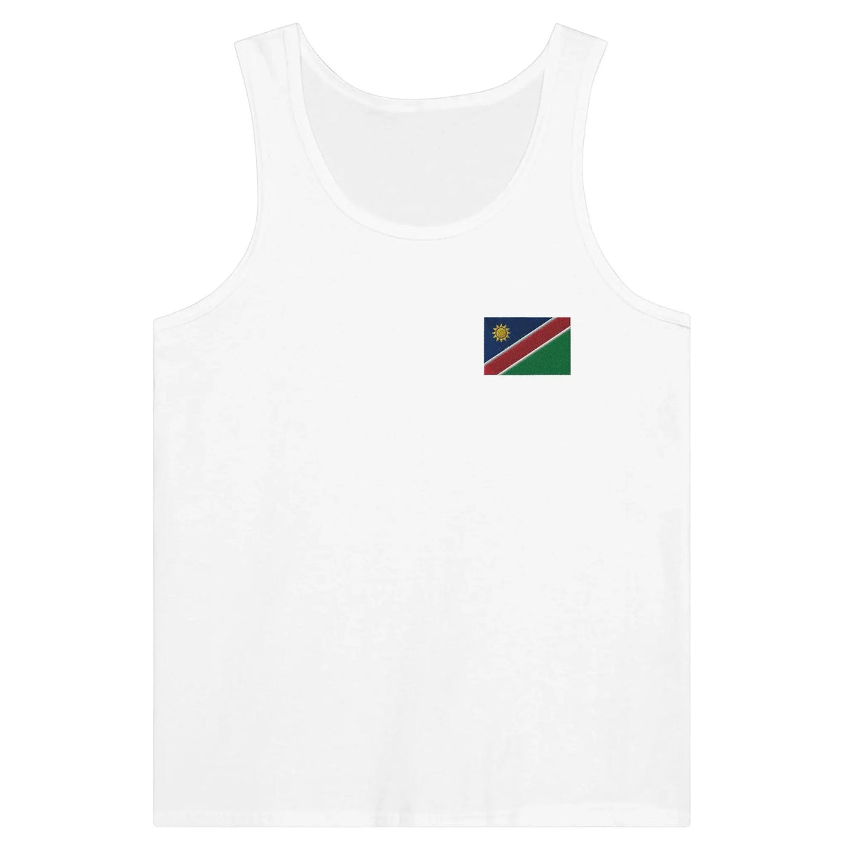 Débardeur drapeau namibie brodé tissu léger confortable