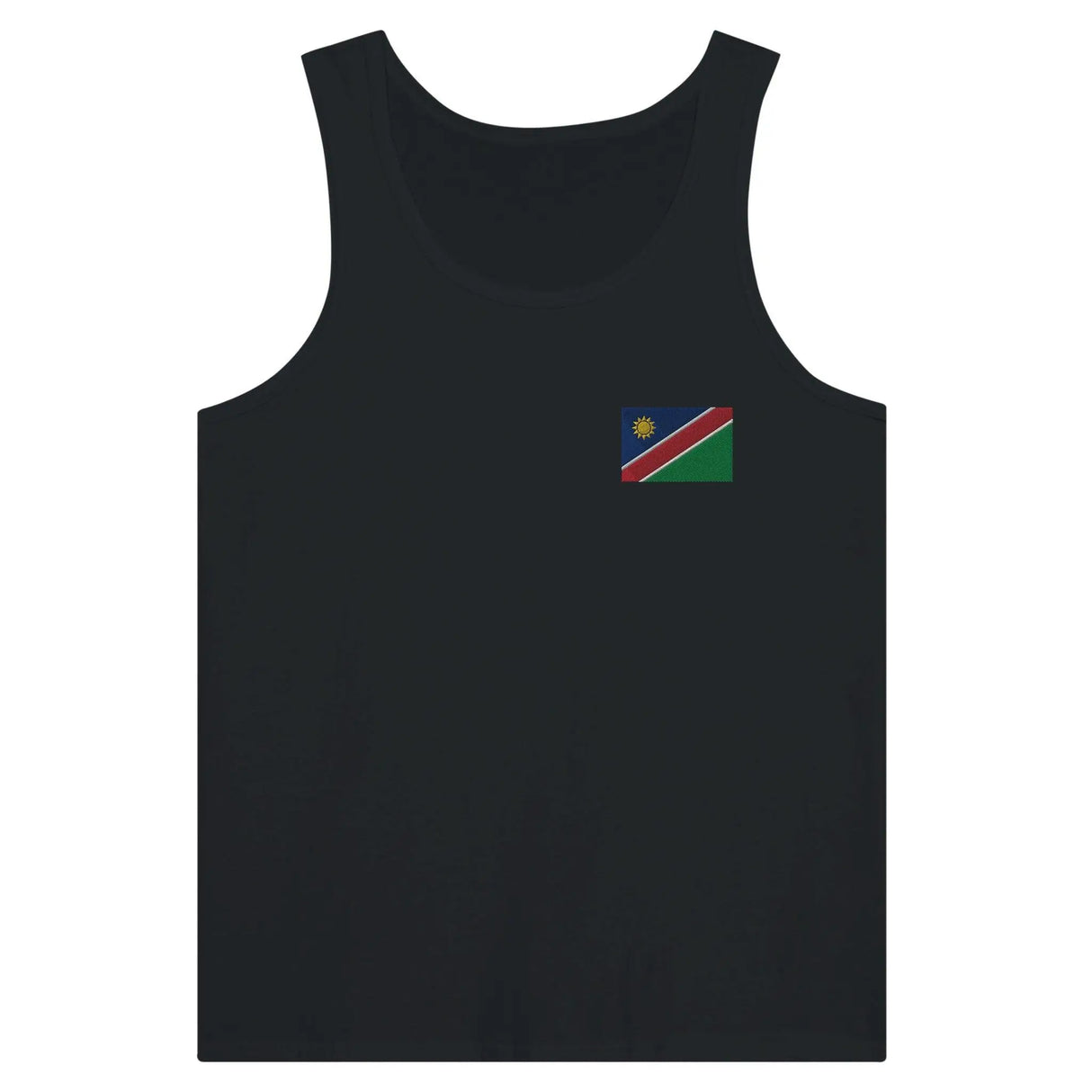 Débardeur drapeau namibie brodé tissu léger confortable