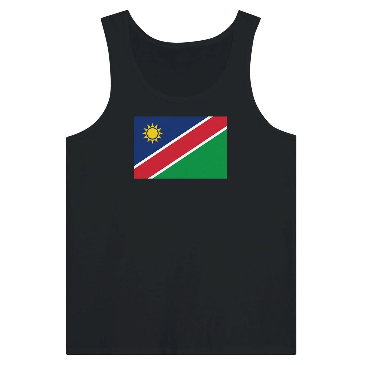 Débardeur drapeau namibie tissu léger confortable couleurs