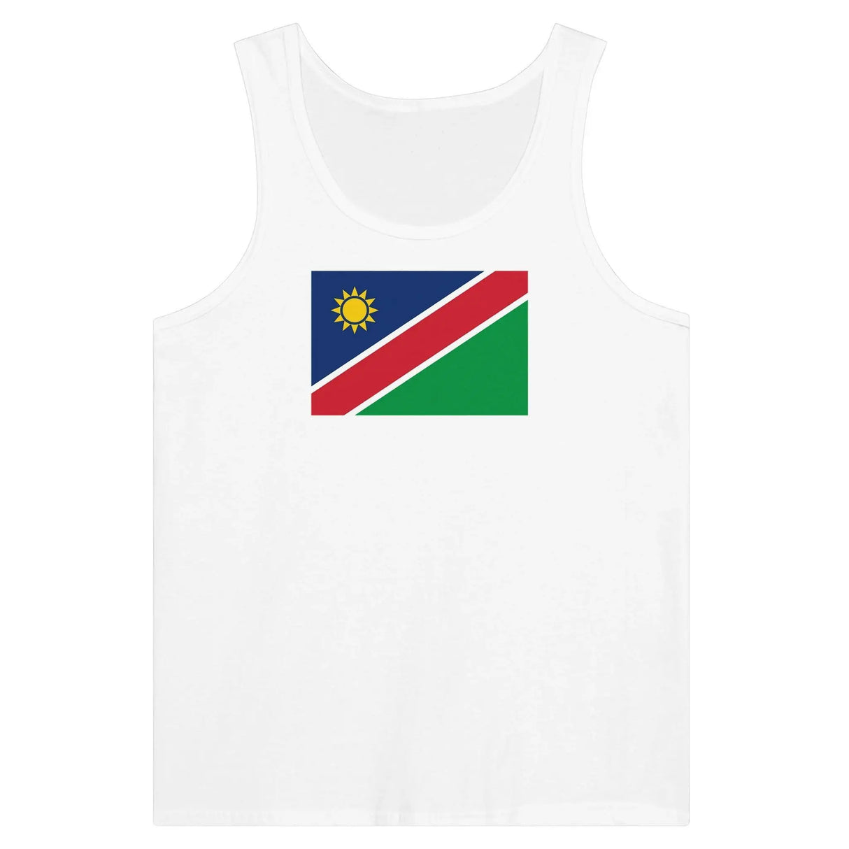 Débardeur drapeau namibie tissu léger confortable couleurs