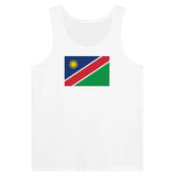Débardeur drapeau namibie tissu léger confortable couleurs