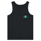 Débardeur drapeau nigeria brodé en tissu léger confortable