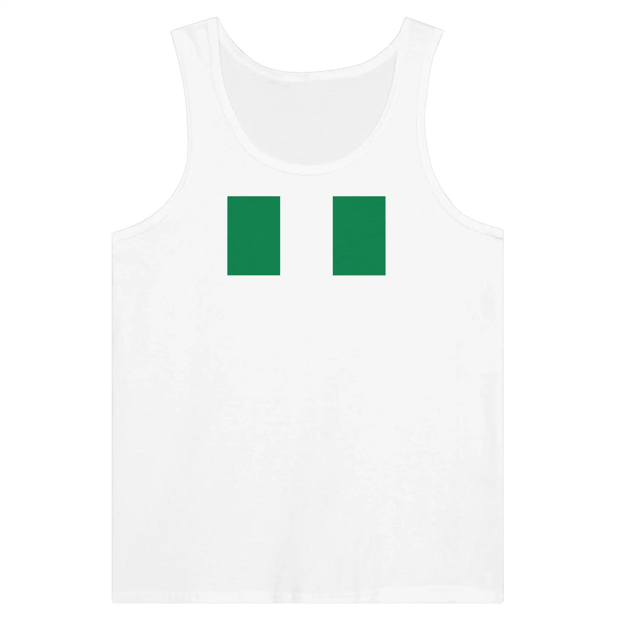 Débardeur drapeau nigeria tissu léger imprimé confortable