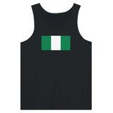 Débardeur drapeau nigeria tissu léger imprimé confortable