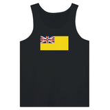 Débardeur drapeau niue tissu léger filé à l’anneau