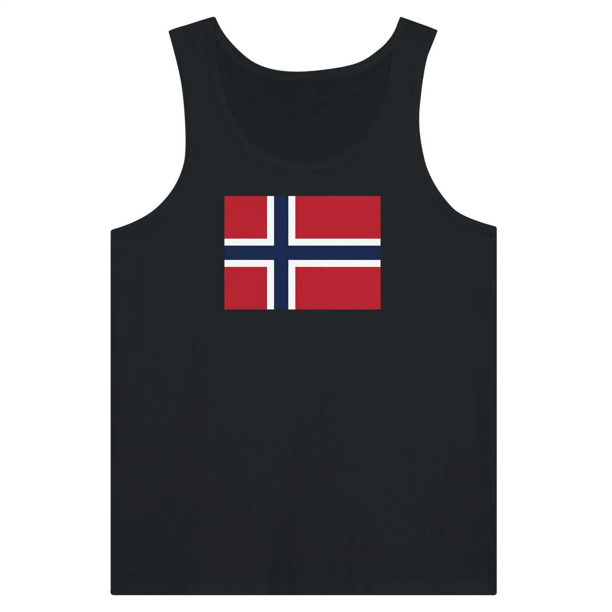 Débardeur drapeau norvège tissu léger couleurs vives