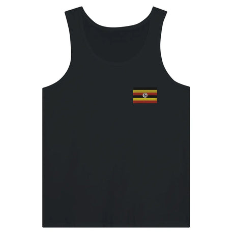 Débardeur drapeau ouganda en broderie - pixelformaflag