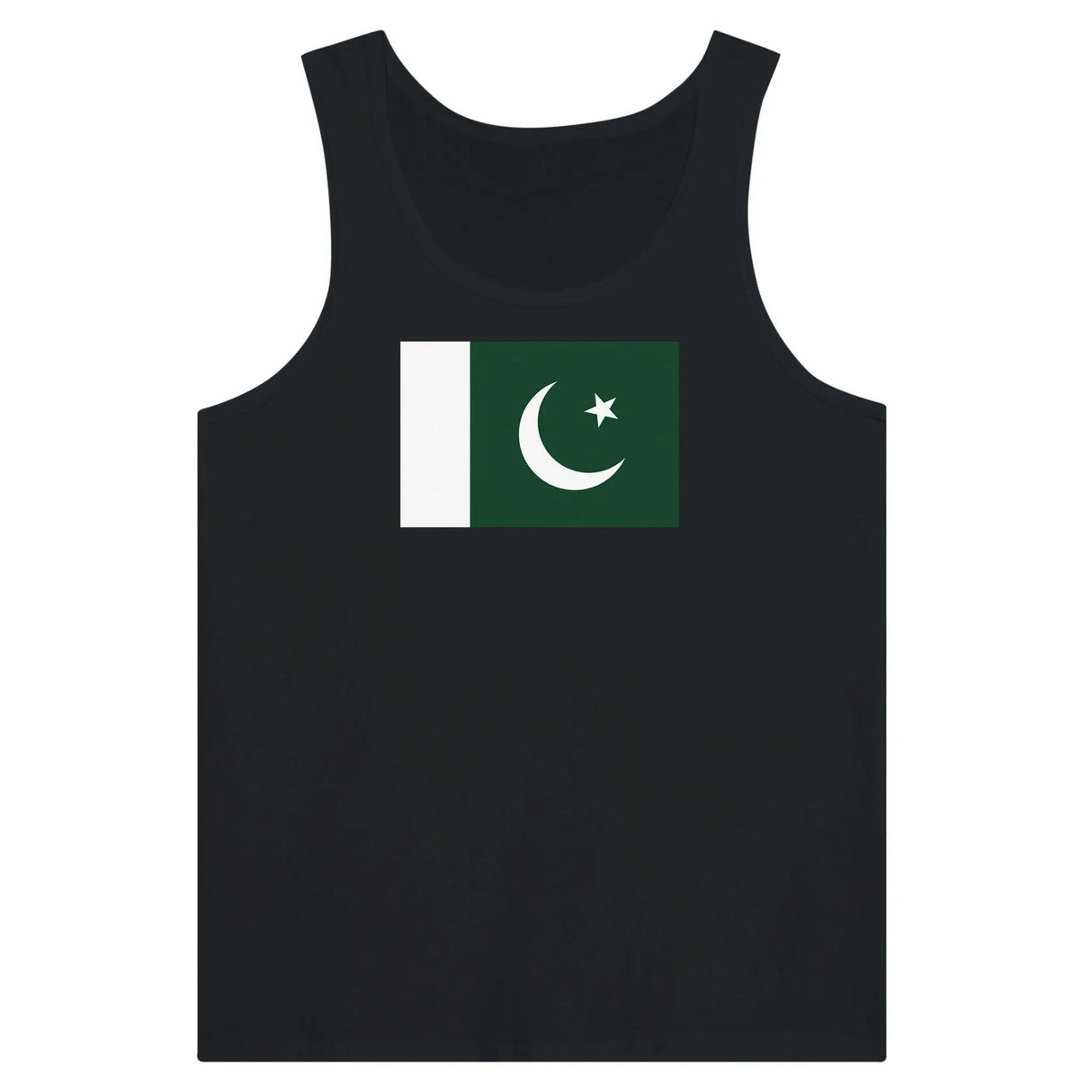 Débardeur drapeau pakistan coton peigné tissu léger