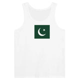 Débardeur drapeau pakistan coton peigné tissu léger