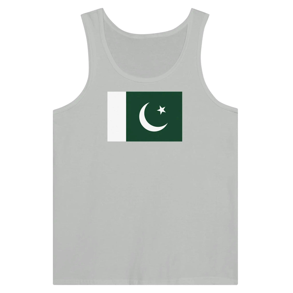 Débardeur drapeau pakistan coton peigné tissu léger