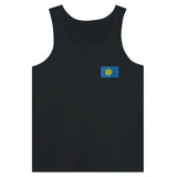 Débardeur drapeau palaos en broderie - pixelformaflag