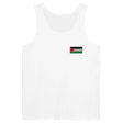 Débardeur drapeau palestine tissu léger broderie couleur