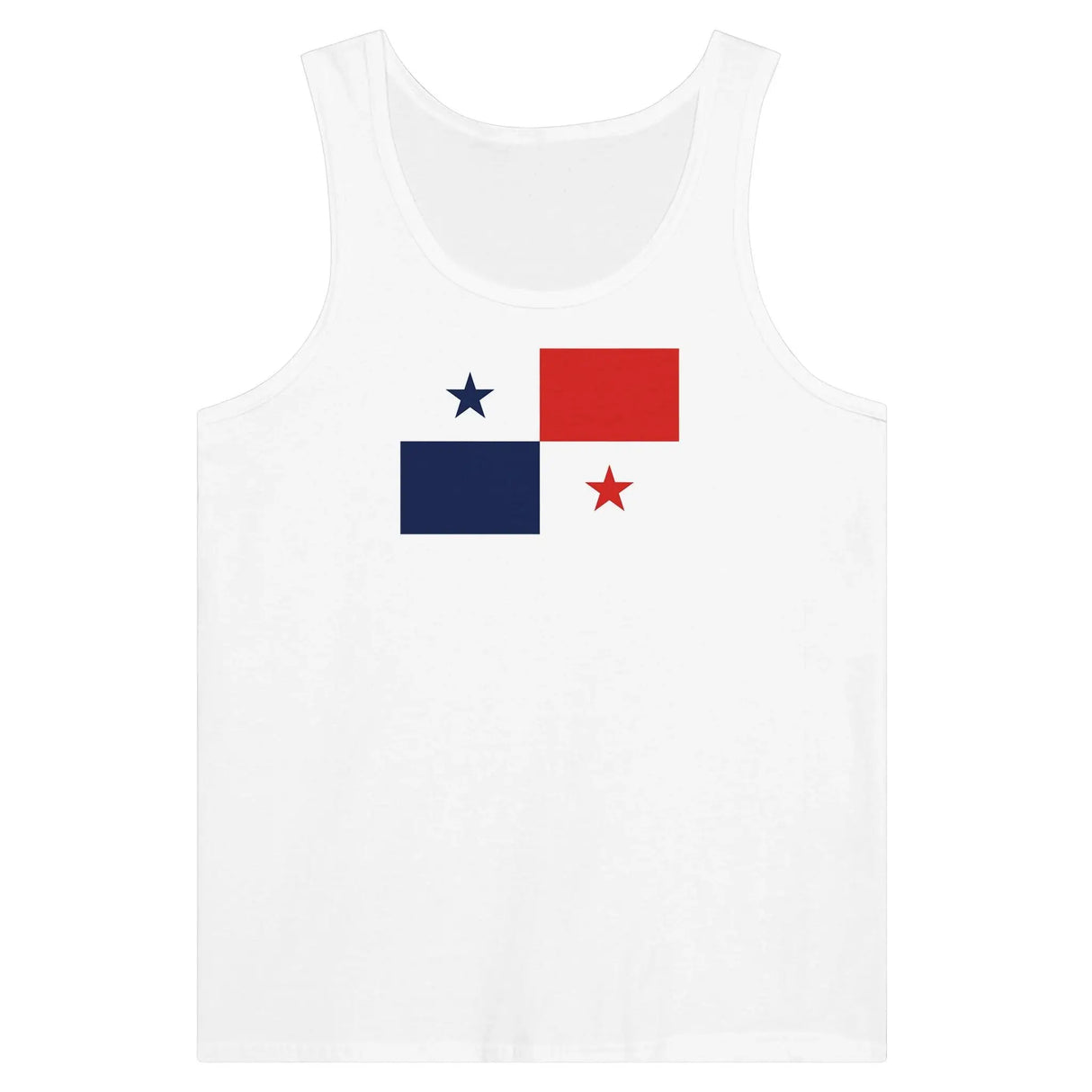 Débardeur drapeau panama coton peigné tissu léger