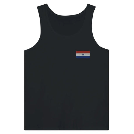 Débardeur drapeau paraguay en broderie - pixelformaflag