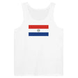 Débardeur drapeau paraguay tissu léger filé à l’anneau