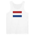 Débardeur drapeau pays-bas coton peigné tissu léger